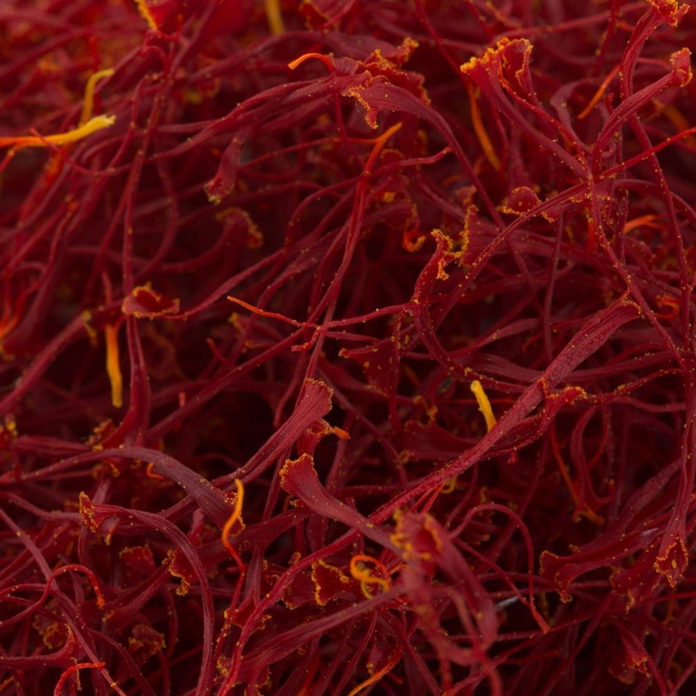 Estigmas de azafrán puro de alta calidad