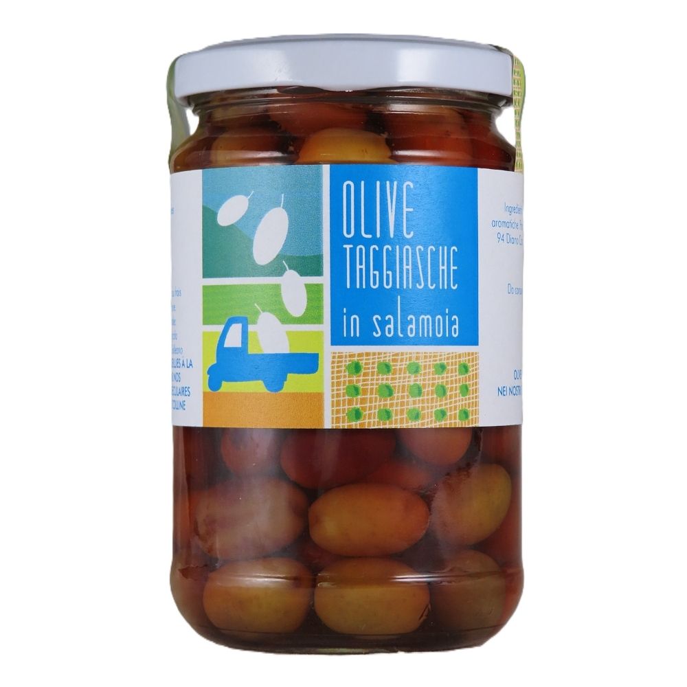 Aceitunas taggiasca en salmuera natural