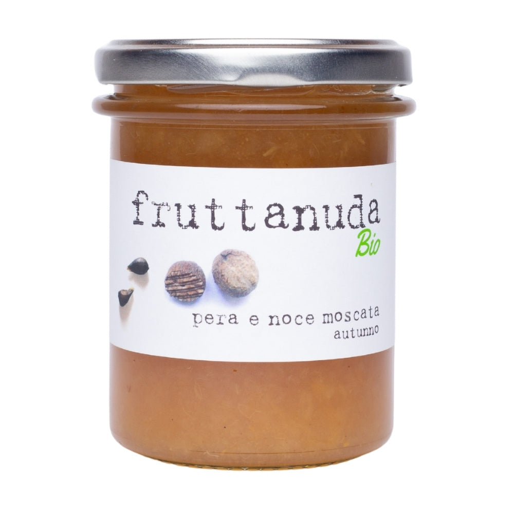 Confitura extra de pera williams y nuez moscada orgánica