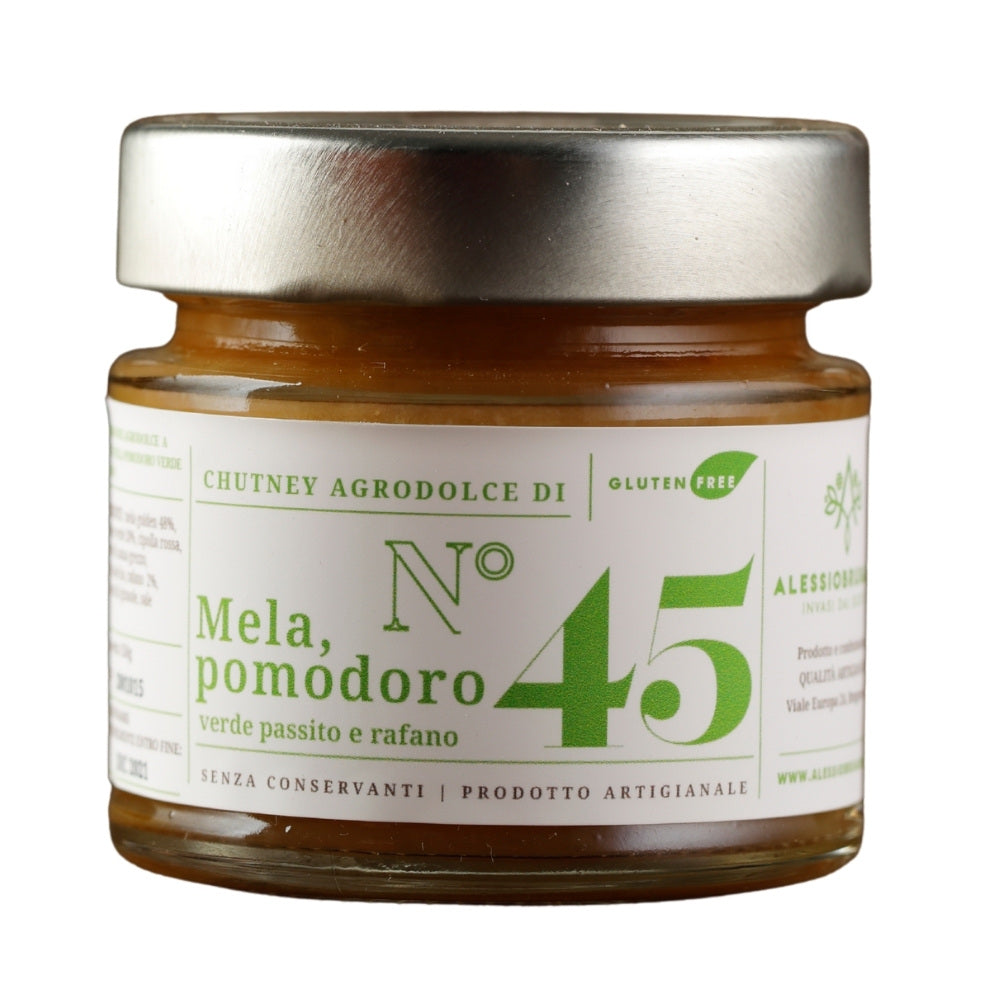 CHUTNEY n°45 MANZANA, TOMATE VERDE y RÁBANO