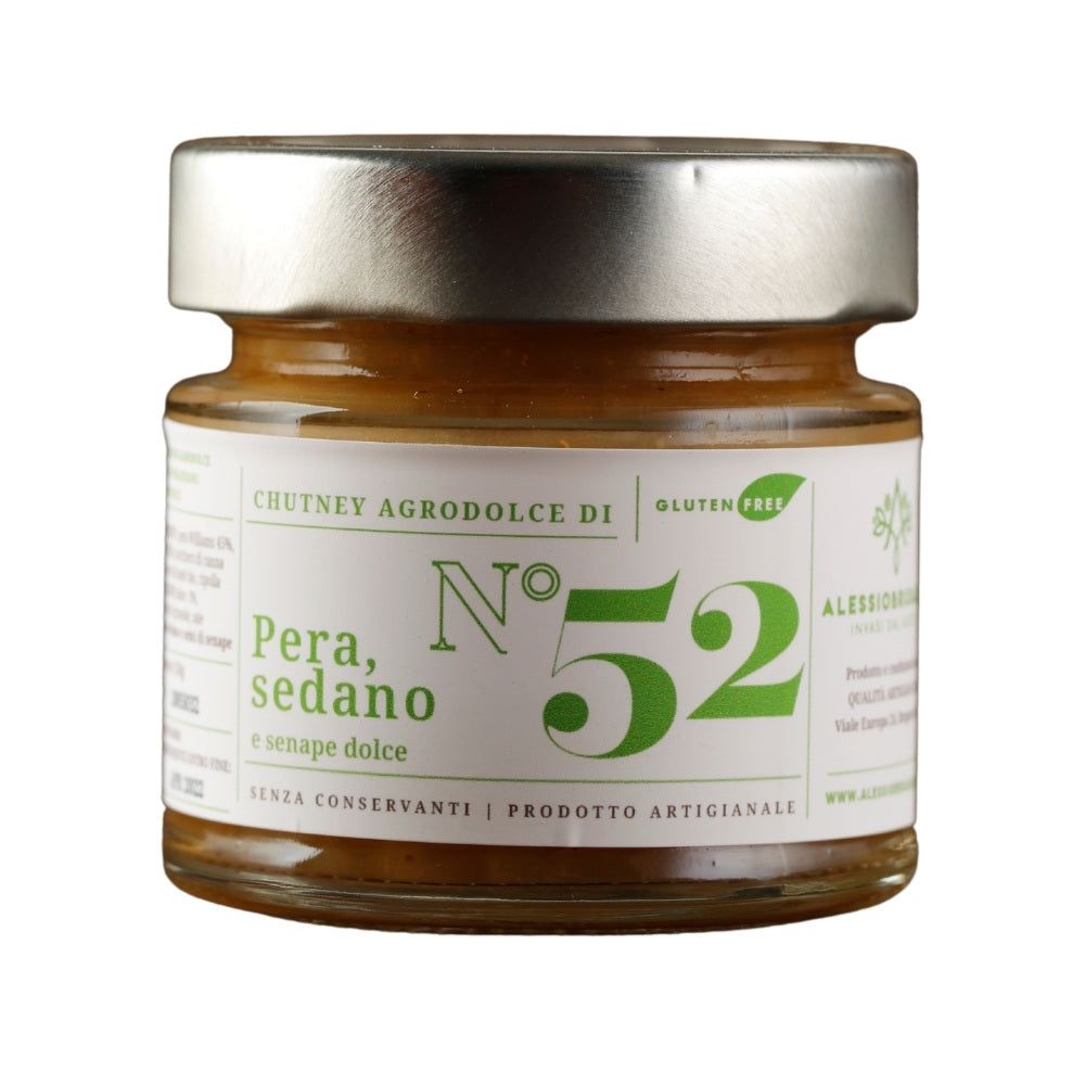 CHUTNEY n°52 PERA APIO y MOSTAZA DULCE